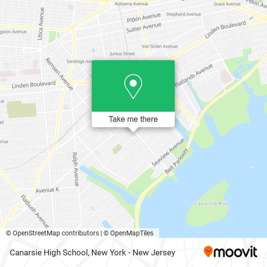 Mapa de Canarsie High School