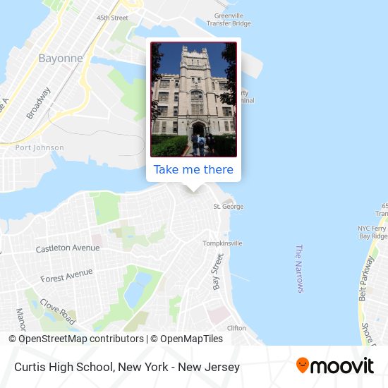 Mapa de Curtis High School