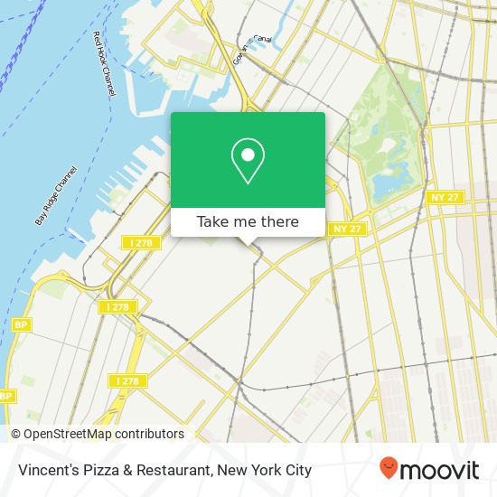 Vincent's Pizza & Restaurant map