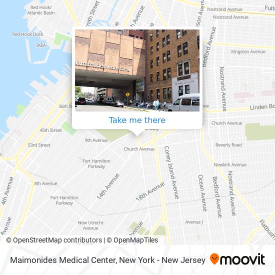 Mapa de Maimonides Medical Center