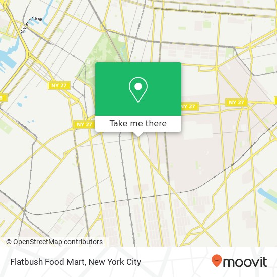 Mapa de Flatbush Food Mart