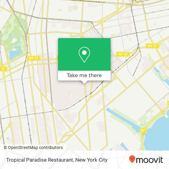 Mapa de Tropical Paradise Restaurant