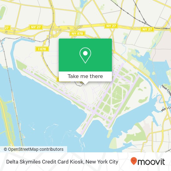Delta Skymiles Credit Card Kiosk map