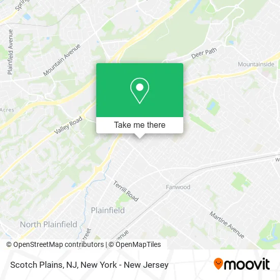 Scotch Plains, NJ map