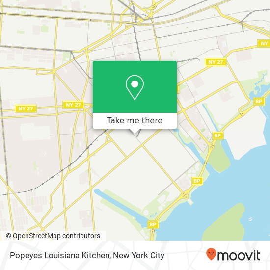 Mapa de Popeyes Louisiana Kitchen