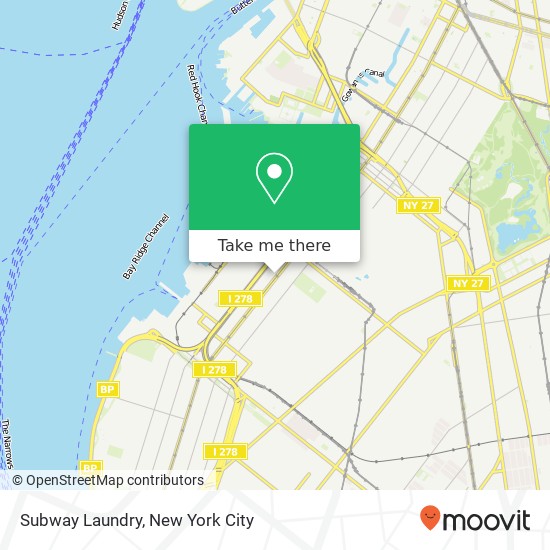Mapa de Subway Laundry