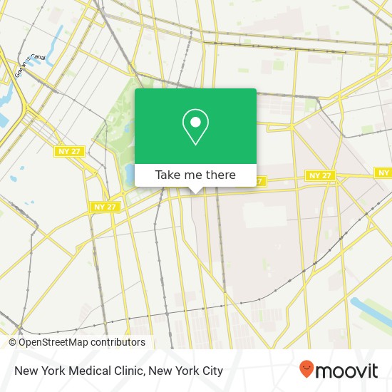 New York Medical Clinic map