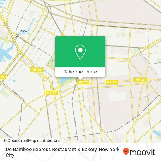 De Bamboo Express Restaurant & Bakery map