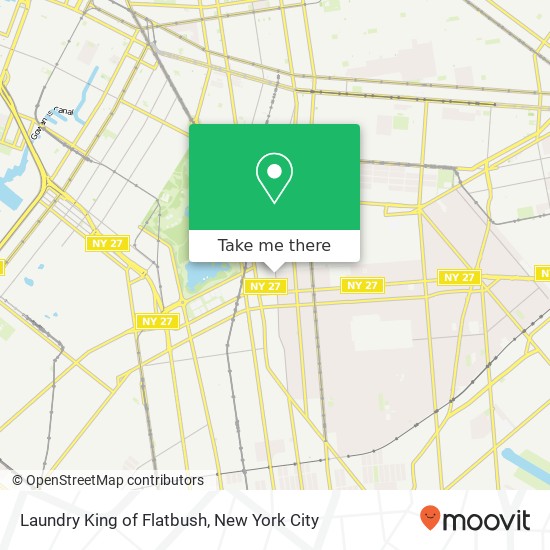 Mapa de Laundry King of Flatbush