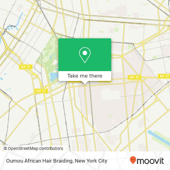 Oumou African Hair Braiding map