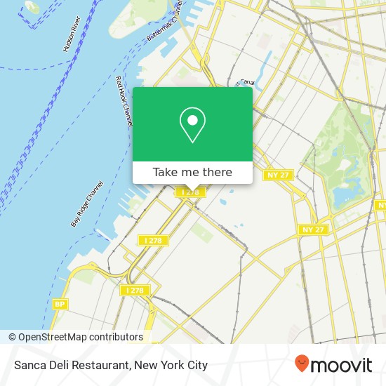 Sanca Deli Restaurant map