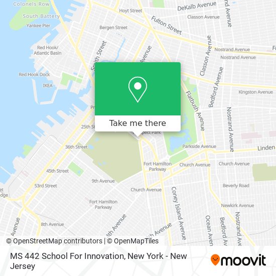 MS 442 School For Innovation map