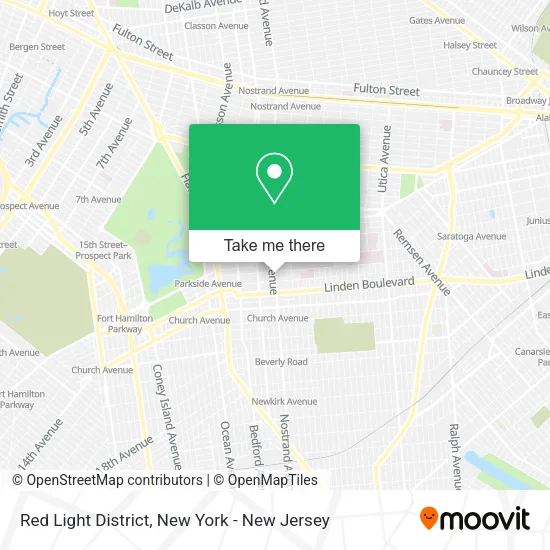 Red Light District map