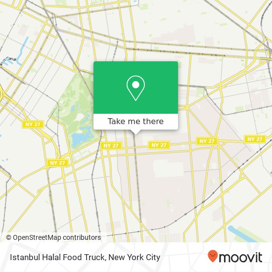 Mapa de Istanbul Halal Food Truck