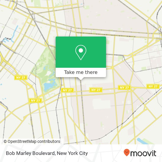 Bob Marley Boulevard map