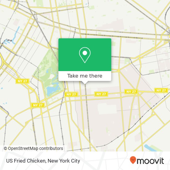 US Fried Chicken map