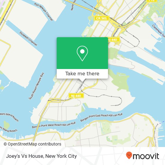 Joey's Vs House map