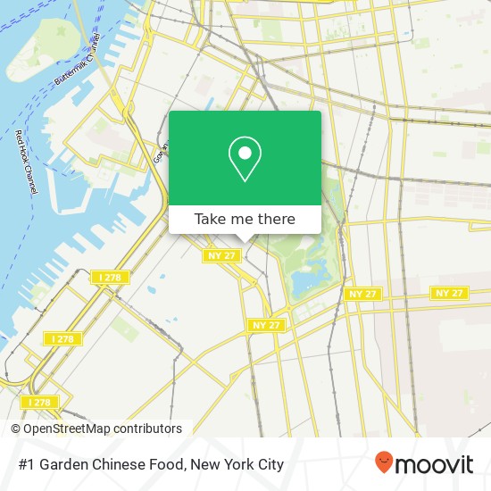 #1 Garden Chinese Food map