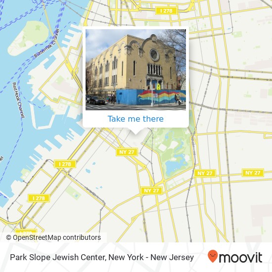 Park Slope Jewish Center map