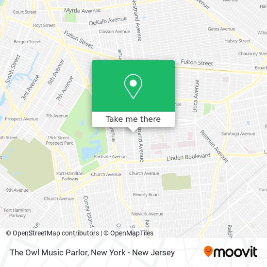 The Owl Music Parlor map