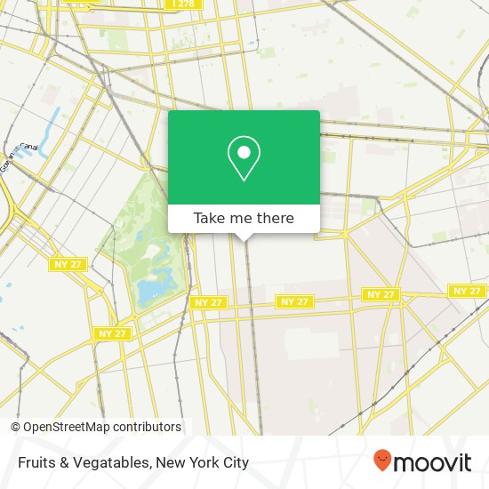 Fruits & Vegatables map