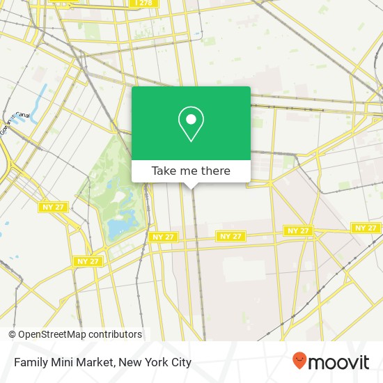 Mapa de Family Mini Market