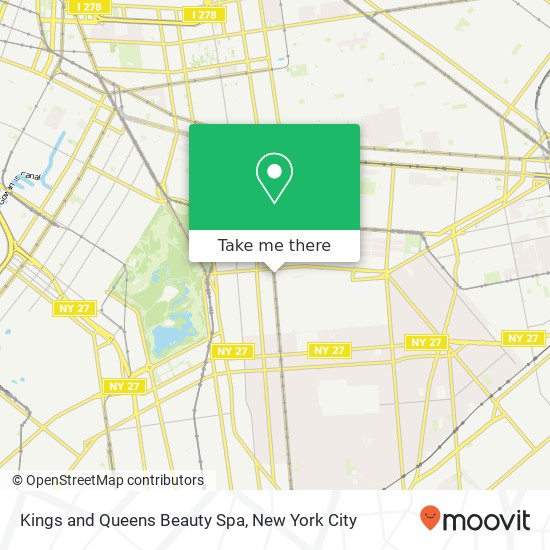 Kings and Queens Beauty Spa map