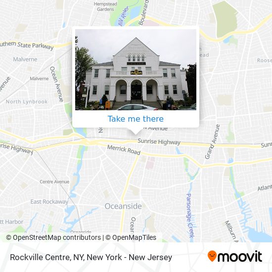 Mapa de Rockville Centre, NY