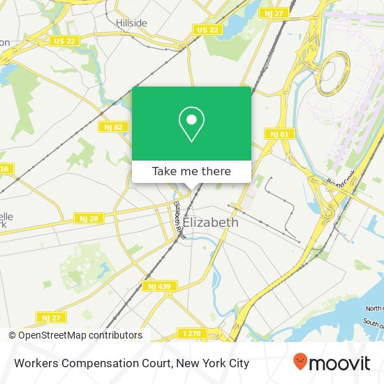 Workers Compensation Court map