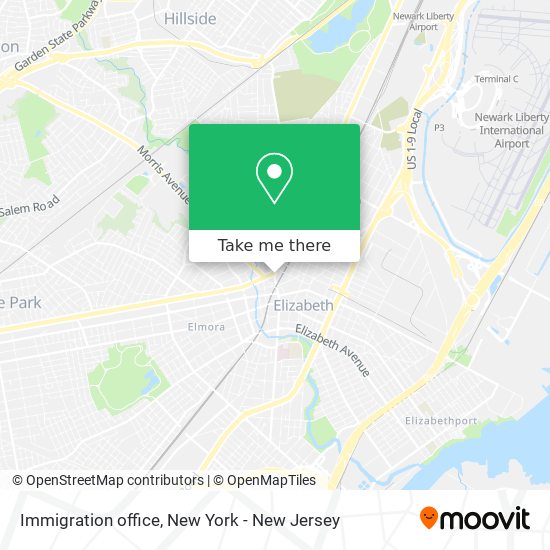 How to get to Immigration office in Elizabeth, Nj by Bus, Train, Subway or  Light Rail?