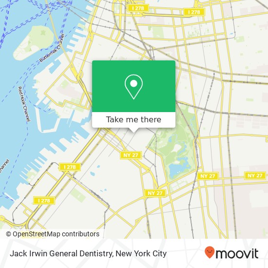 Mapa de Jack Irwin General Dentistry