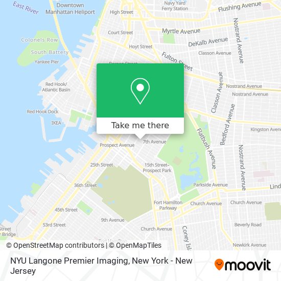 Mapa de NYU Langone Premier Imaging