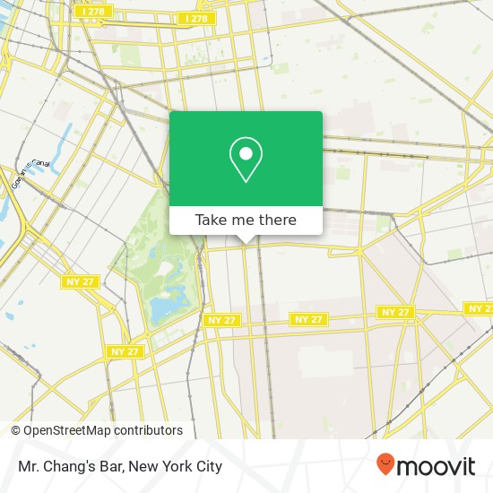 Mapa de Mr. Chang's Bar
