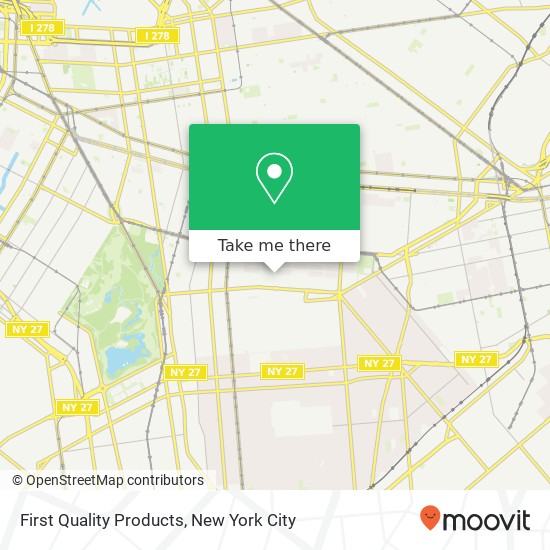 First Quality Products map