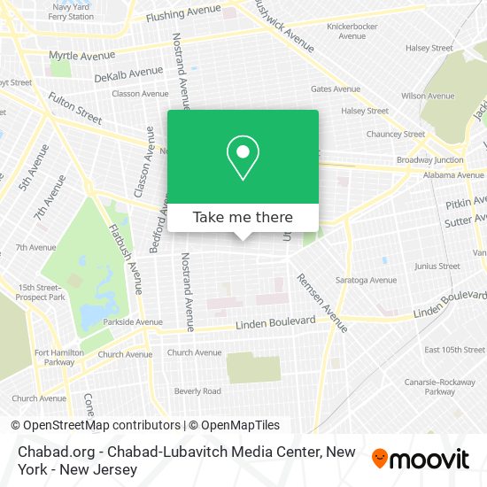 Mapa de Chabad.org -  Chabad-Lubavitch Media Center