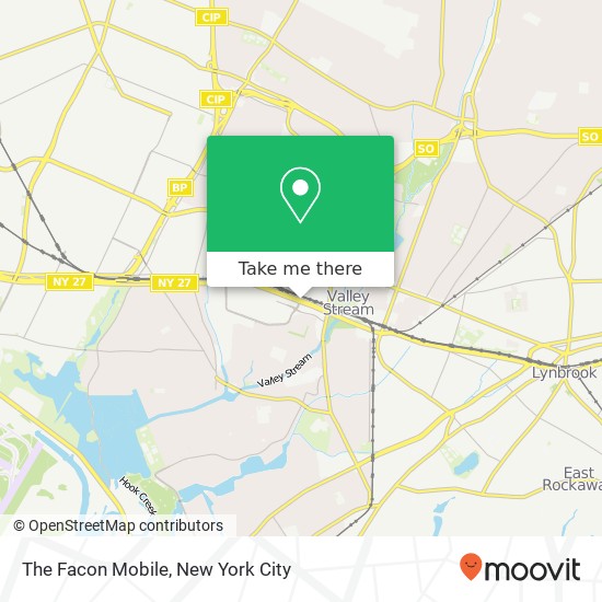 The Facon Mobile map