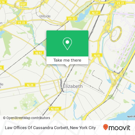 Mapa de Law Offices Of Cassandra Corbett