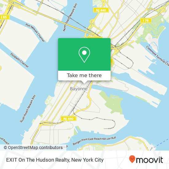 EXIT On The Hudson Realty map