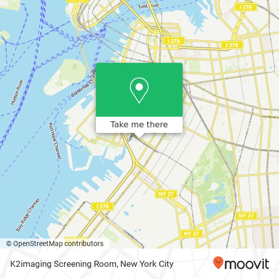 Mapa de K2imaging Screening Room