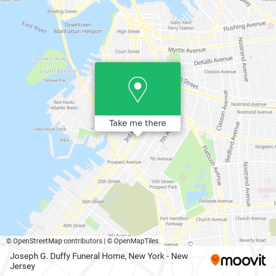 Mapa de Joseph G. Duffy Funeral Home