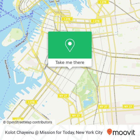 Mapa de Kolot Chayeinu @ Mission for Today