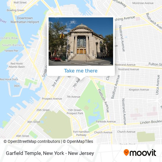 Mapa de Garfield Temple