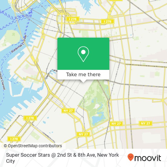 Super Soccer Stars @ 2nd St & 8th Ave map