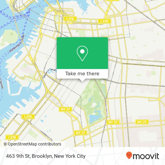 463 9th St, Brooklyn map