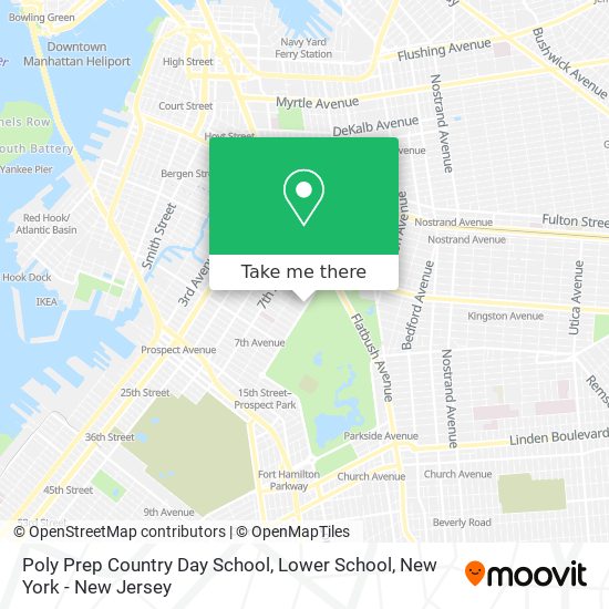 Poly Prep Country Day School, Lower School map