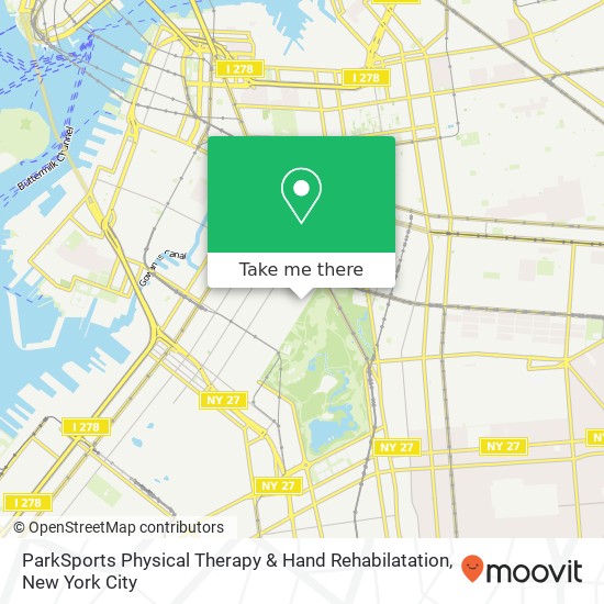 Mapa de ParkSports Physical Therapy & Hand Rehabilatation