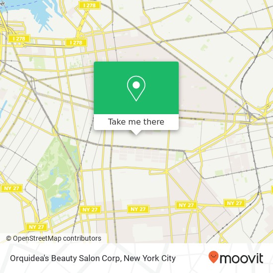 Orquidea's Beauty Salon Corp map