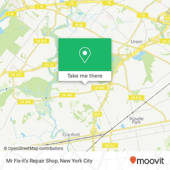 Mapa de Mr Fix-it's Repair Shop