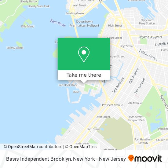 Mapa de Basis Independent Brooklyn