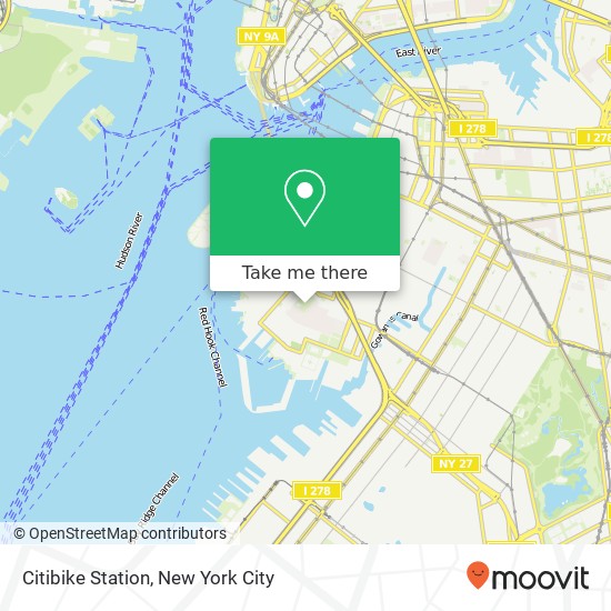 Citibike Station map